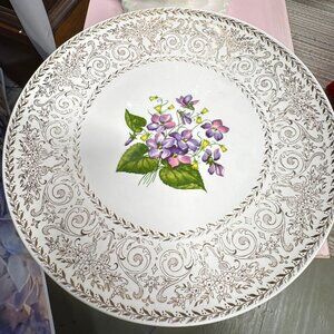 Cunningham and Pickett Incorporated spring violet plate